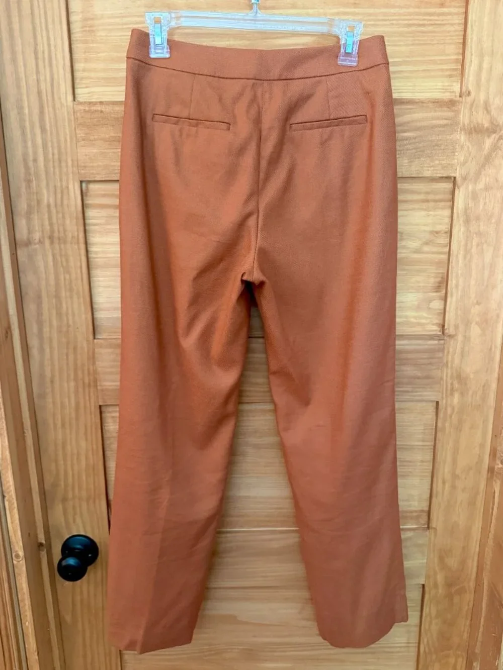 J Crew Kate Linen Blend Straight Leg Tailored Stretch Career Work Pants size 2